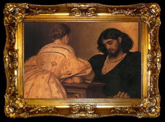 framed  Lord Frederic Leighton Golden Hours, ta009-2